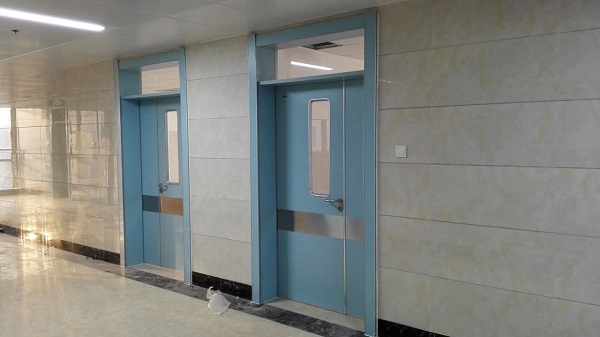 医院专用门走进三甲医院、医院门祝贺海腾产品成功上市